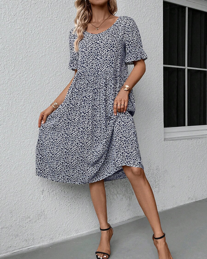 Livia - Abito Midi Elegante Floreale