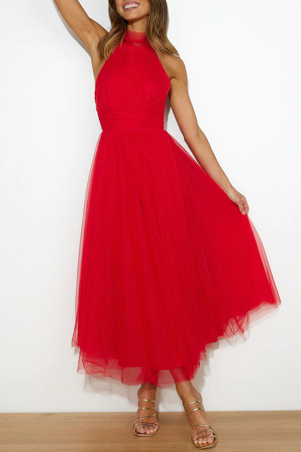 Elisa - Abito Elegante con Gonna Lunga