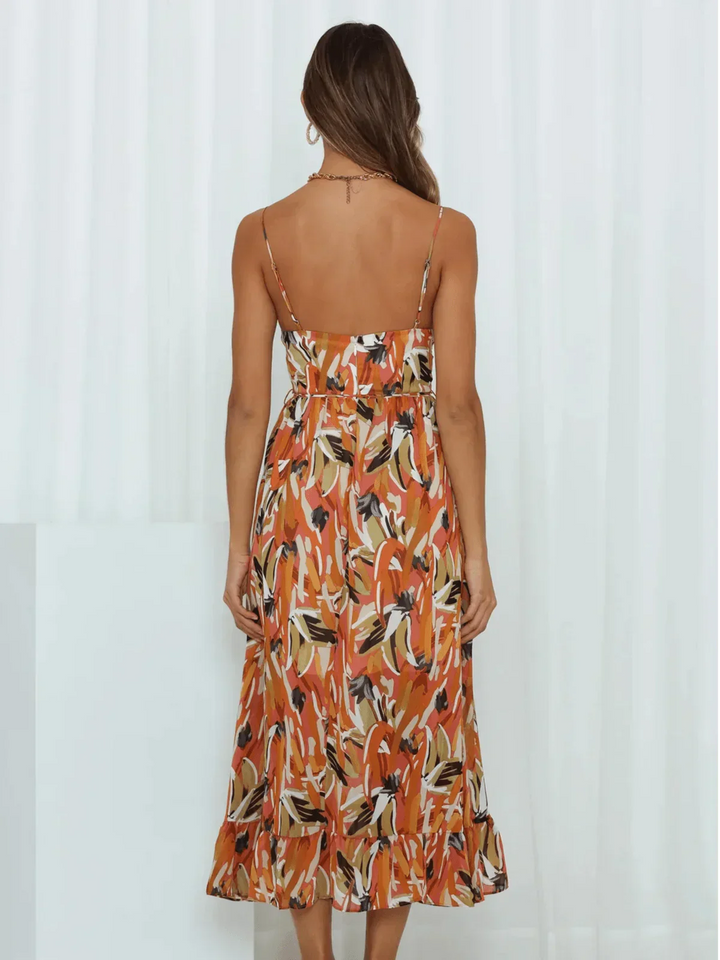 Rita - Abito Midi in chiffon Premium