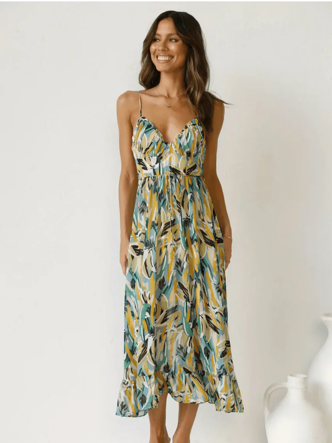 Rita - Abito Midi in chiffon Premium