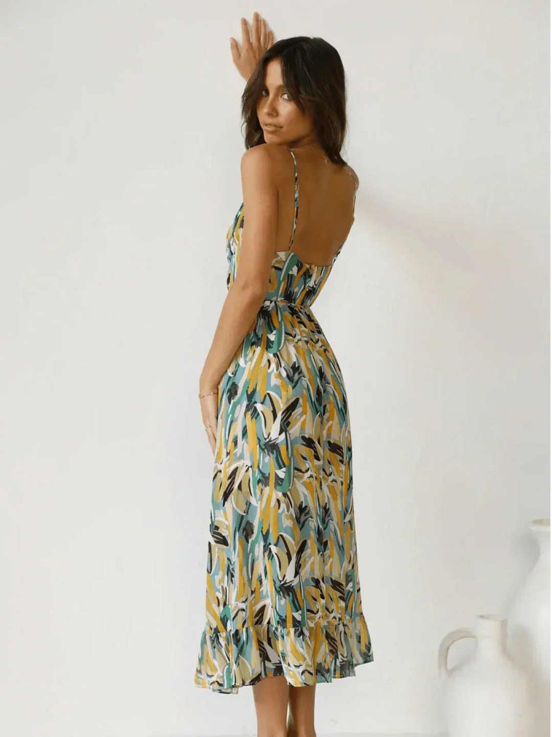 Rita - Abito Midi in chiffon Premium