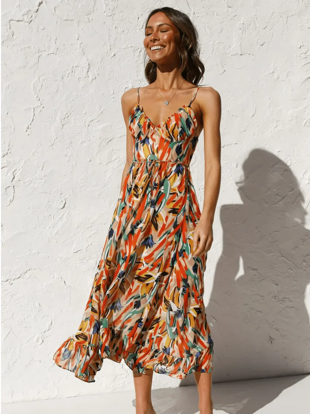 Rita - Abito Midi in chiffon Premium