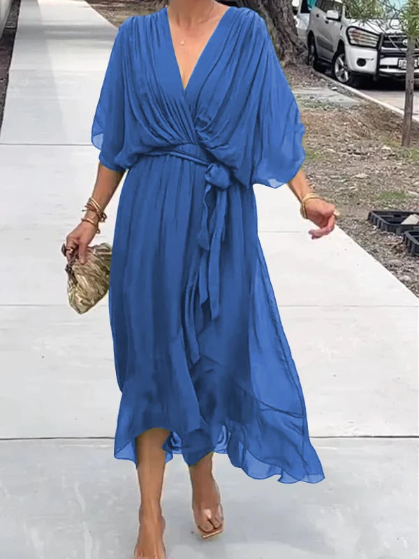 Carla - Abito Elegante con Scollatura a V