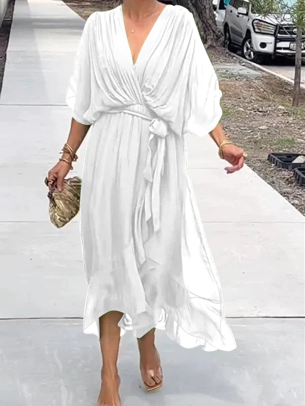 Carla - Abito Elegante con Scollatura a V