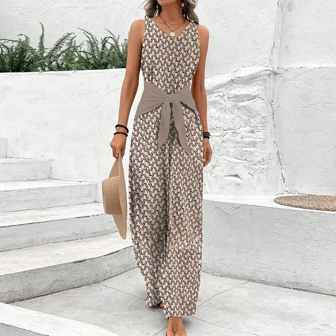 Sara - Elegant Jumpsuit in Premium Cotton